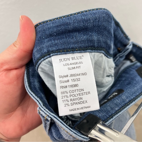 Judy Blue Mid‎ Rise Slim Fit Jeans size 15/32 Women’s - Picture 7 of 10